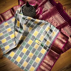 Pure Ikkath silk Handloom