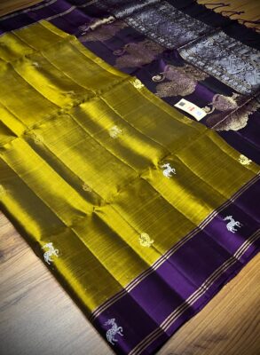 New Pure Kanchipuram silk Gold Jarie weaving Butta