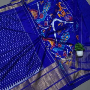 Exclusive ikkat pure silk sarees