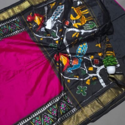 Simple Ikkat silk sarees