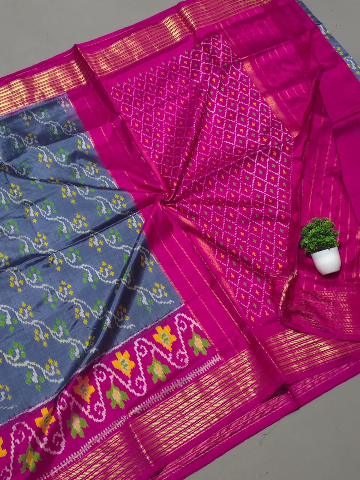 Simple Ikkat silk sarees 9 Simple Ikkat silk sarees - Image 9