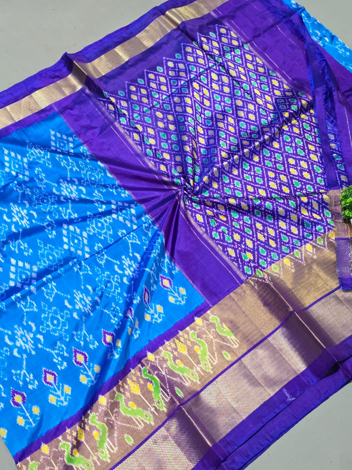 Simple Ikkat silk sarees 13 Simple Ikkat silk sarees - Image 13