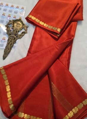 Pure crepe Mysore silk sarees