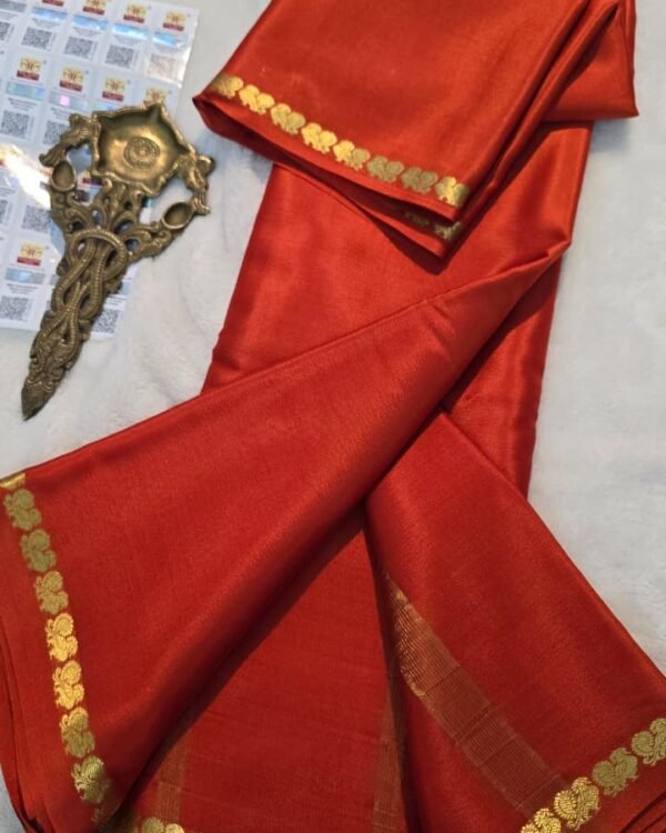 Pure crepe Mysore silk sarees