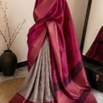 Pure handloom tussar saree