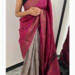 Pure handloom tussar saree