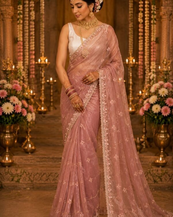 Pure tissue silk saree