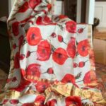 Zari border pure handloom tussar saree with free hand painted saree2