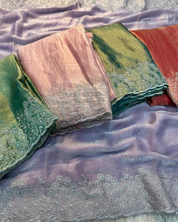 Fandy satin saree