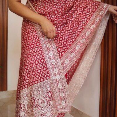 Georgette silk sarees