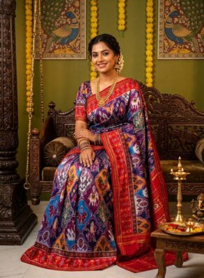 Ikkat pochampally silk sarees
