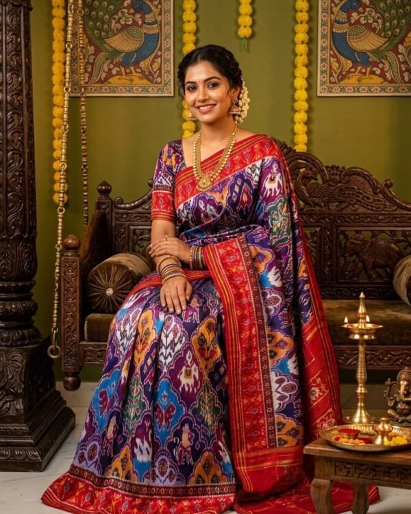 Ikkat pochampally silk sarees