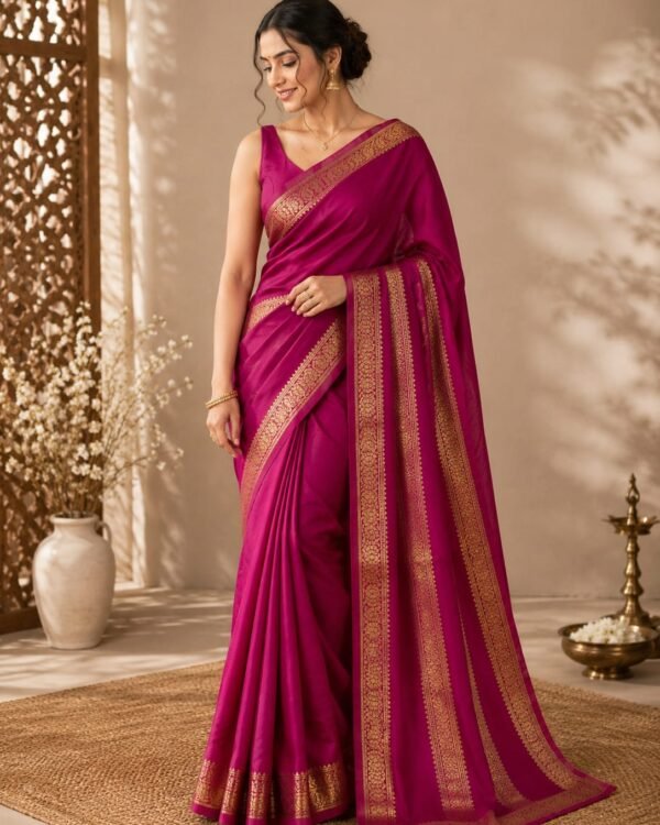 New Pure crepe Mysore silk sarees