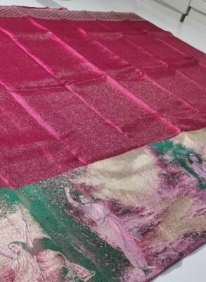 Premium pure kanchipattu handloom resham warp designs 