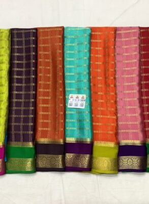 Pure Mysore Crepe Silk Saree