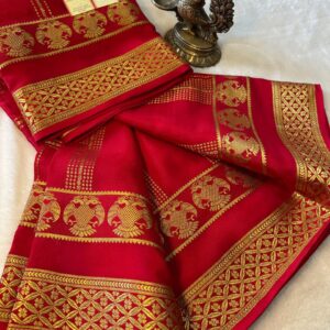 Pure Mysore Crepe Silk Saree