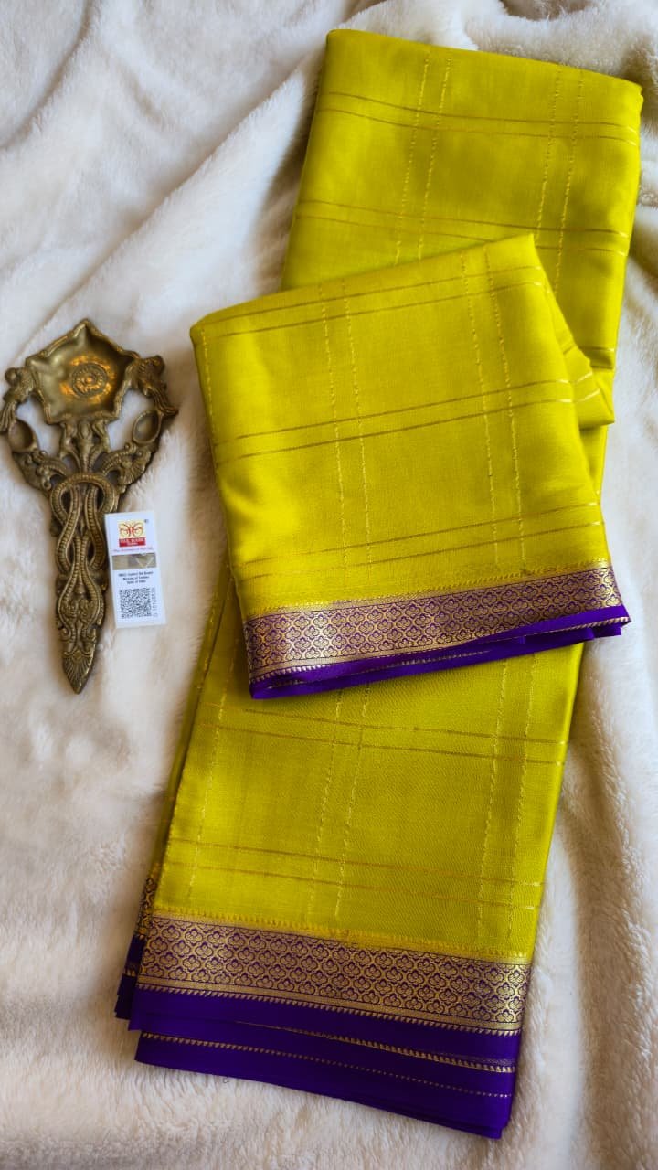 Pure crepe Mysore silk sarees 2 Pure crepe Mysore silk sarees - Image 2