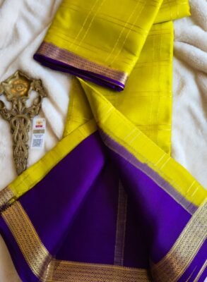 Pure crepe Mysore silk sarees