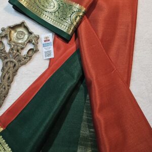 Pure crepe Mysore silk sarees