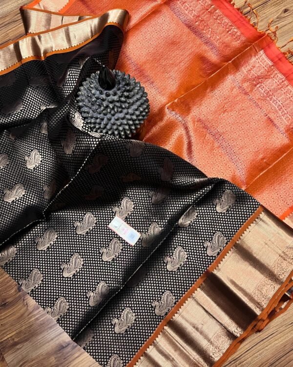 Pure kanjivaram silk brocade
