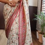 Pure munga silk saree