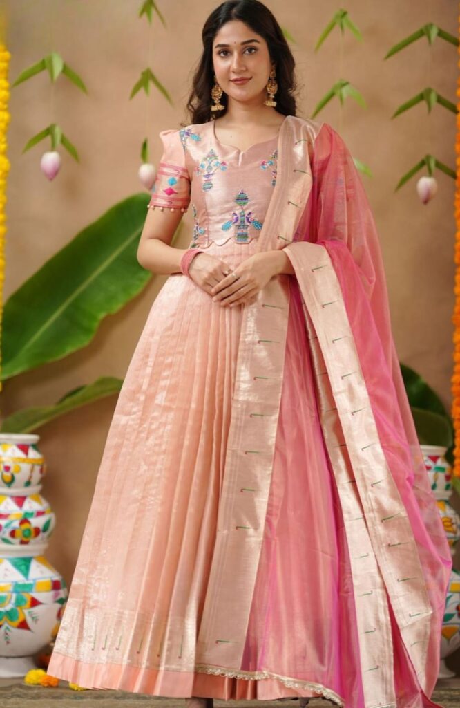 Beautiful Anarkali With Dupptta  Special No 1 Designer Party Wear Gown | Eflina