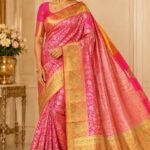 Special edition pure kanchipattu resham warp edge to edge Meenakari 1g designs 