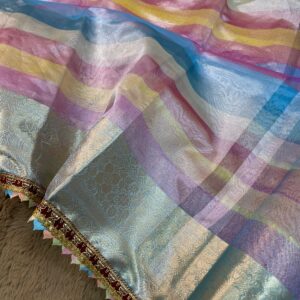 Banarasi Crushed Tissue Saree
