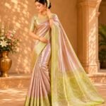 Exclusive 1gm kanchipattu tissue Meenakari