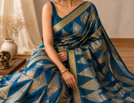 Exclusive Mysore Wrinkle Crepe silk saree