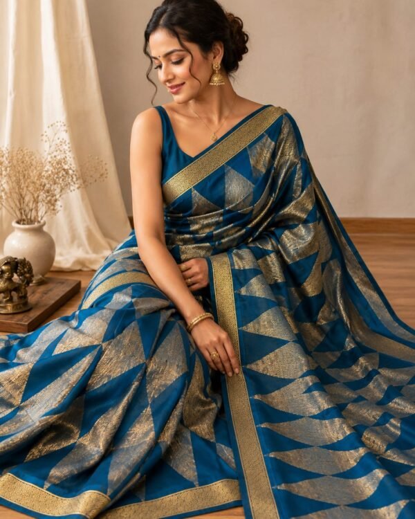 Exclusive Mysore Wrinkle Crepe silk saree