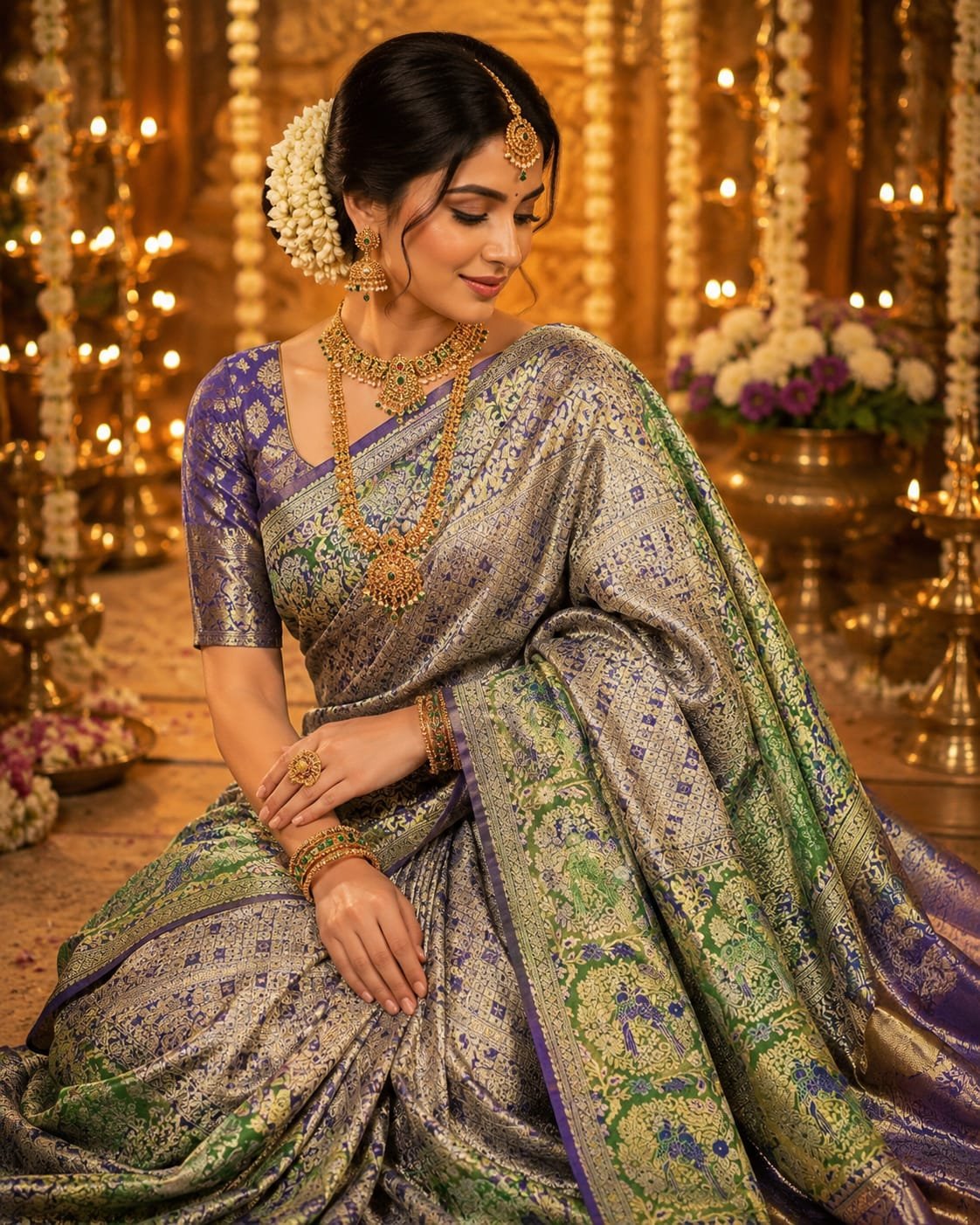 Exclusive wedding collection 1gm jari