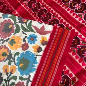 Ikkat Pattu Saree Marthas Design