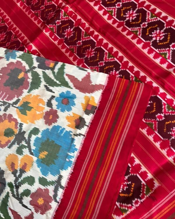 Ikkat Pattu Saree Marthas Design