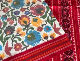 Ikkat Pattu Saree Marthas Design