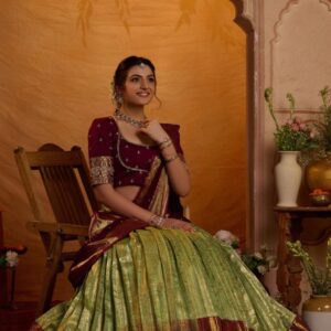 Indira Vastra Half Saree