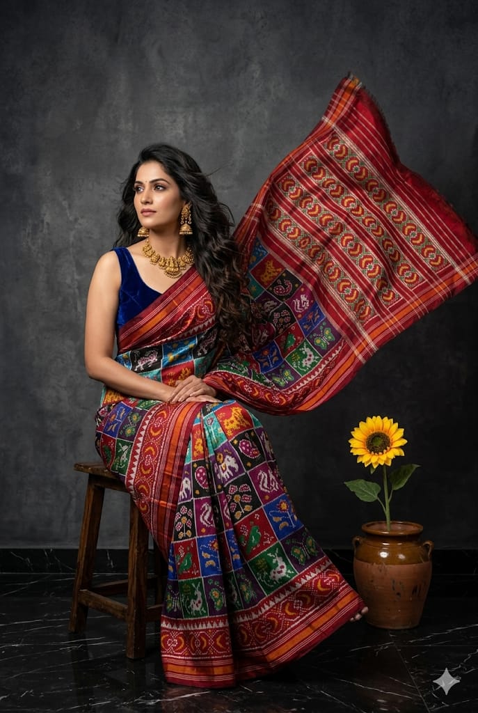 Latest and Exclusive Ikkat Pattu Sarees 1 Latest and Exclusive Ikkat Pattu Sarees