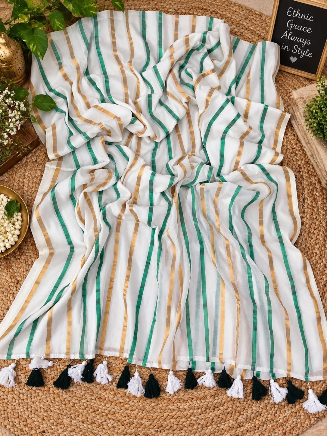 Mul pure cotton 120 count saree 2 Mul pure cotton 120 count saree - Image 2