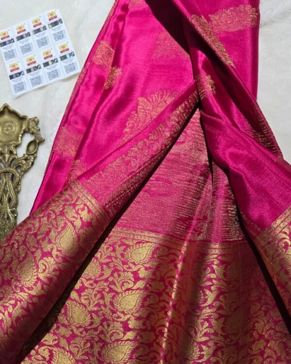 Mysore Wrinkle Crepe silk saree