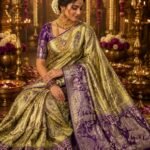 New 1gm Pure kanchipattu meenakari brocade
