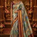 New Premium pure kanchipattu tissue multi 5d meena