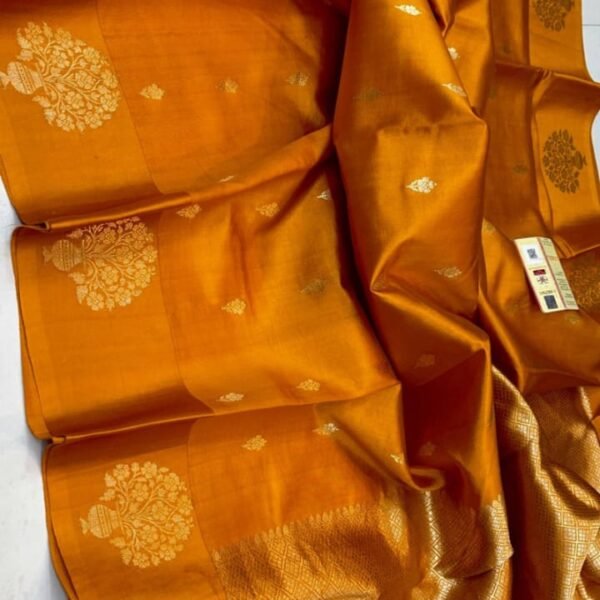 Pure Raw Mango Silk Sarees