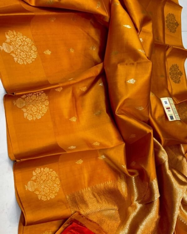 Pure Raw Mango Silk Sarees