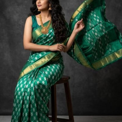 Pure ikat silk sarees
