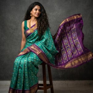 Pure ikat silk sarees