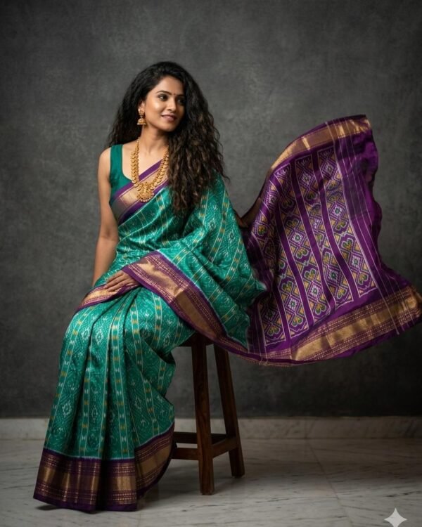 Pure ikat silk sarees