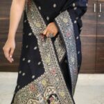 Pure munga silk saree with a beautiful floralWhatsApp Image 2026 03 09 at 9.42.59 AM 1