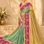 Special Pure kanchipattu resham Meenakari 1g design