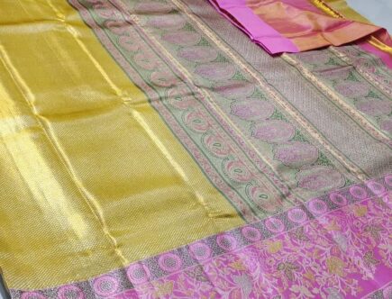 No.1 Kanchipuram Pure Tissue Silk Sarees For Bride