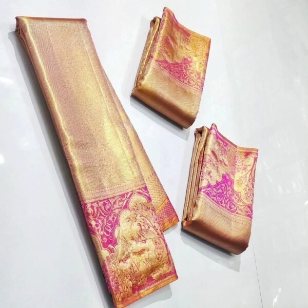 New arrival pure kanchipattu tissue